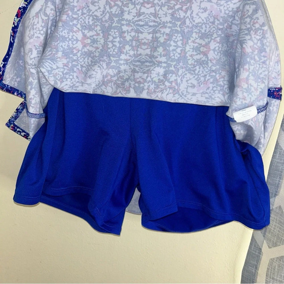 Tranquility by Colorado Clothing Blue Patterned Skort - Size Large - Picture 4 of 4
